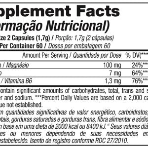 ZMA BLACK SKULL 120CAP